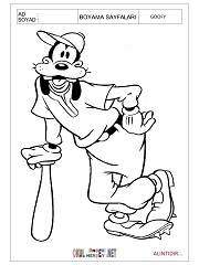 goofy boyama sayfası 2